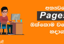 website privacy policy pages in sinhala sri lanka